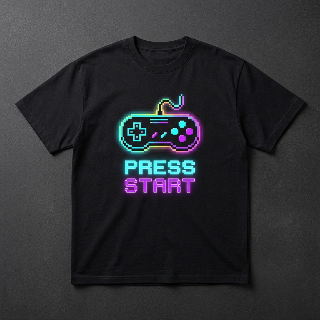 Camiseta Press Start