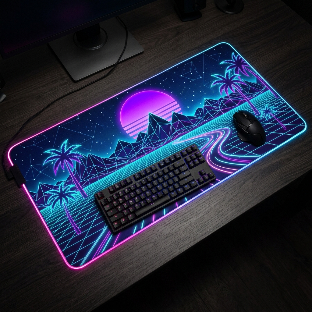 Mousepad Synthwave XL RGB